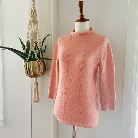 Sessun Sweaters - Sessun | Mock Neck Sweater Pink XS